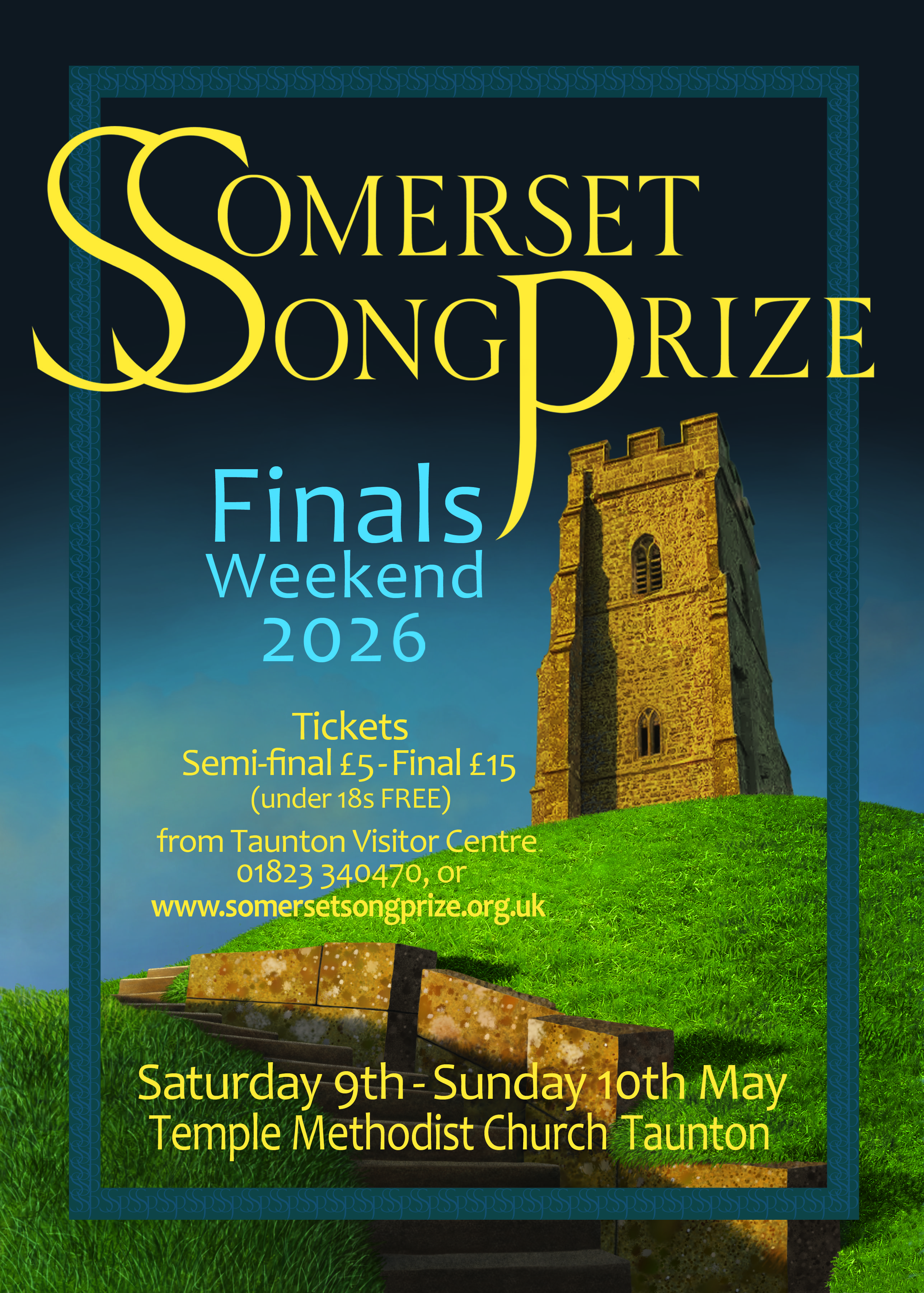 SSP Finals Weekend 2026, Saturday 9th - Sunday 10th May, Temple Methodist Church, Taunton